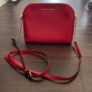 MAKE AN OFFER! Authentic Brand New Michael Kors Crossbody in Red